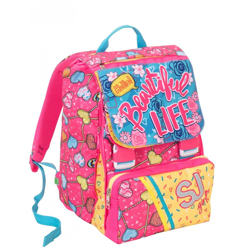 Cartolibreria L'Idea | ZAINO SEVEN SDOPPIABILE- SJ GIRL- FLIP SYSTEM- I AM  SO PRETTY - SEVEN