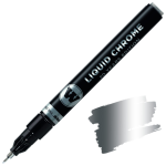 PENNARELLO MOLOTOW LIQUID CHROME PUMP MARKER - INCHIOSTRO CROMATO ARGENTO EFFETTO SPECCHIO