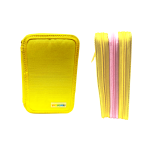 ASTUCCIO CORREDO 3 ZIP SACCUCCIOLI LEBEZ - GIALLO ZIP ROSA