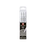 SAKURA GELLY ROLL 0.4MM WHITE 3 PEZZI