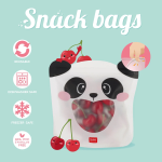 SET DI 3 BUSTE PER ALIMENTI LEGAMI SNACK BAGS - PANDA 
