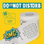 PUZZLE TOILET PAPER - DO NOT DISTURB