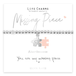 BRACCIALETTO LIFECHARM - YOU ARE MY MISSING PIECE 