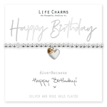 BRACCIALETTO LIFECHARM - HAPPY BIRTHDAY HEARTS 