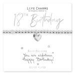 BRACCIALETTO LIFECHARM - YOU ARE EIGHTEEN HAPPY BIRTHDAY