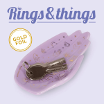 PIATTINO IN CERAMICA/SVUOTATASCHE LEGAMI RINGS AND THINGS