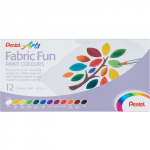 COLORI PER STOFFA FABRIC FUN SCATOLA 12 COLORI PENTEL