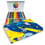 SET CASSETTIERA 72 PASTELLI MINA 4.0 TINTA UNITA - SPACE