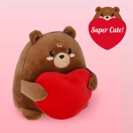 ORSETTO DI PELUCHE LEGAMI CON CUORE  SUPER CUTE 