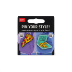 SET 2 SPILLETTE IN METALLO SMALTATO LEGAMI - PIN YOUR STYLE! - PIZZA
