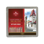 ASTUCCIO MATITE COLORATE KOH-I-NOOR GIOCONDA SOFT PENCILS - 24 PZ