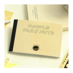 DOODLE DAILY MINI NOTEBOOK 06 -  CREAM YELLOW