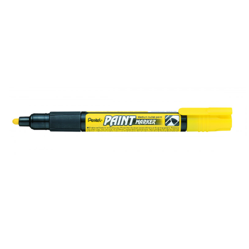 PENNARELLO PAINT MARKER PUNTA 4,6MM BULLET PENTEL - GIALLO