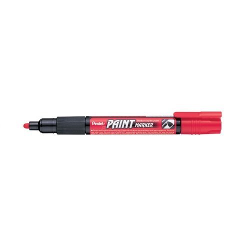 PENNARELLO PAINT MARKER PUNTA 4,6MM BULLET PENTEL - ROSSO