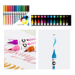 SET 12 MARKER AQUA COLOR BRUSH MOLOTOW