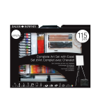 DALER ROWNEY SIMPLY ART SET 115PZ SET STUDIO COMPLETO CON CAVALLETTO