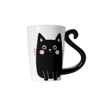 TAZZA IN CERAMICA GATTO NERO I TOTAL