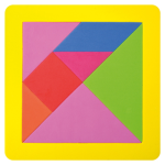 PUZZLE DIDATTICO TANGRAM CREATIVO 