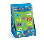 PUZZLE DIDATTICO LETTERE/NUMERI PER BIMBI - COLORI ASSORTITI