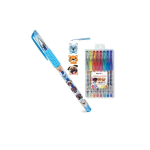 SET DA 8 PENNE GLITTER PROFUMATE LEBEZ - ANIMALETTI