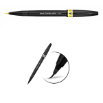 PENNARELLO BRUSH SIGN PEN ARTIST PENTEL - GIALLO