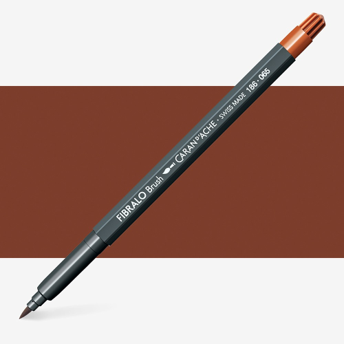 PENNARELLI ACQUERELLABILI BRUSH FIBRALO CARAN D'ACHE - 065 RUSSET