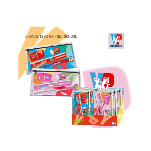 ASTUCCIO SET IN PVC YOUNG PEOPLE - ROSA